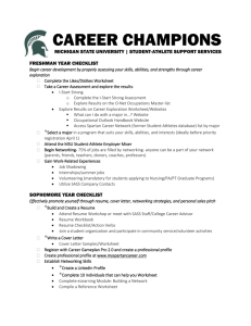 Career Champions Checklist N4A FINAL - Student