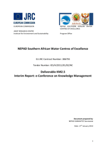 Interim Report: e-Conference on Knowledge Management