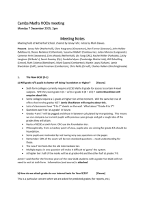 Meeting Notes - Cambridge Partnership 14-19