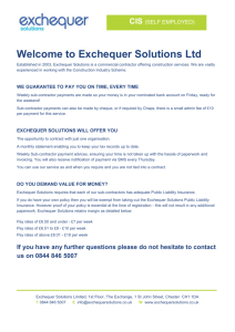 Word form - Exchequer Solutions