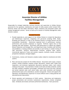 Associate Director of Utilities