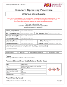 Chlorine pentafluoride