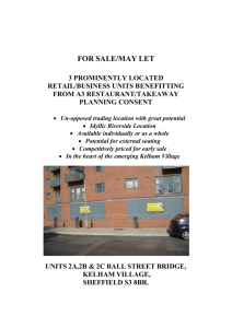FOR SALE/MAY LET - S Harrison Developments