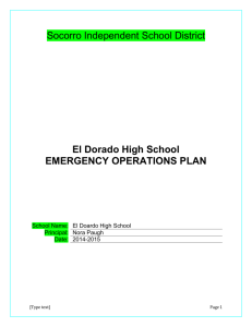 Emergency Operations Plan (EOP)