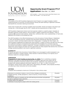 Foundation Grant Application FY17