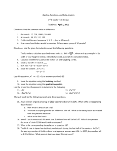 Algebra, Functions, and Data Analysis 3rd 9