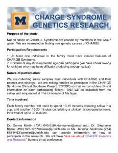 genetic causes of CHARGE - CHARGE Syndrome Foundation