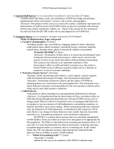NPLH Proposed Instrument List 1. General Staff Survey1 (1x to