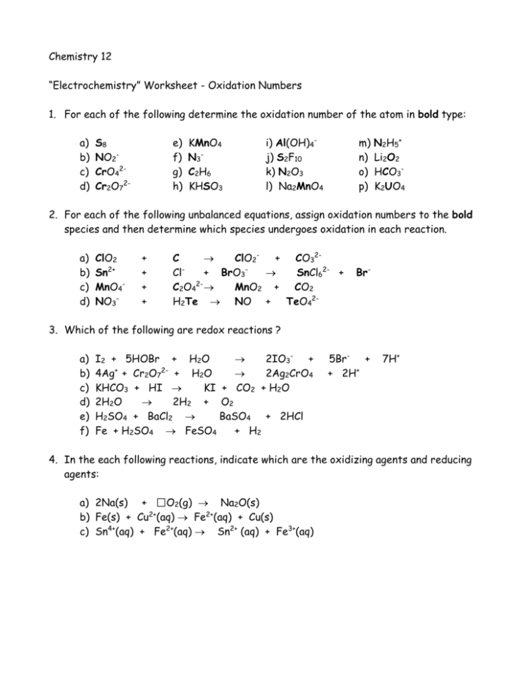 worksheet-2-oxidation-numbers-worksheet-2