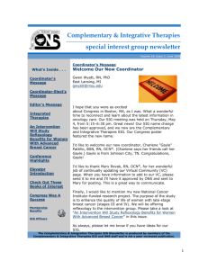 Integrative Therapies: Learn about Nia