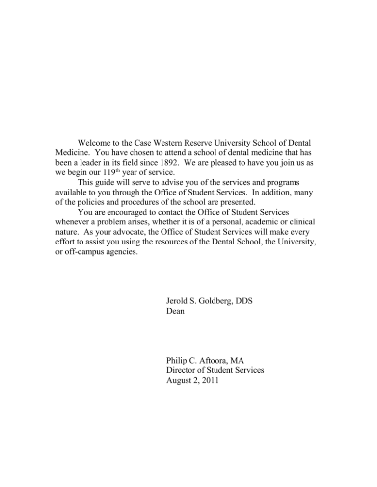 Absence From Examinations Case Western Reserve University