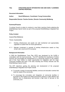 Title STRATHFIELDSAYE INTEGRATED HUB AND EARLY
