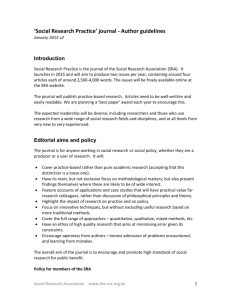 Policy Press journal proposal form questions * v3 (June 2013)