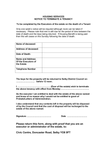 Termination Form - doc - Selby District Council