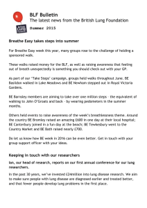 BLF Bulletin - British Lung Foundation