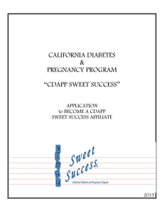 New Affiliate Application - (CDAPP) Sweet Success Resource