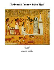 The Powerful Culture of Ancient Egypt