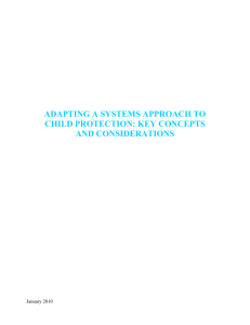 A Systems Approach to Child Protection