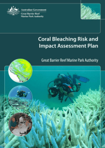 Coral Bleaching Risk and Impact Assessment Plan