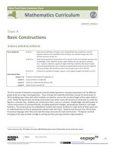 Basic Constructions G-CO.A.1, G-CO.D.12, G-CO.D.13