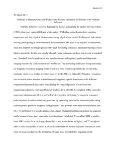 Methods to Measure Grey and White Matter