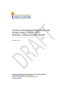 Trends in International Mathematics and Science Study (TIMSS