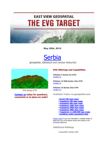 EVG: Issue on Serbia, May 19th
