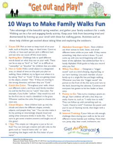 10 Ways to Make Family Walks Fun (MS Word)