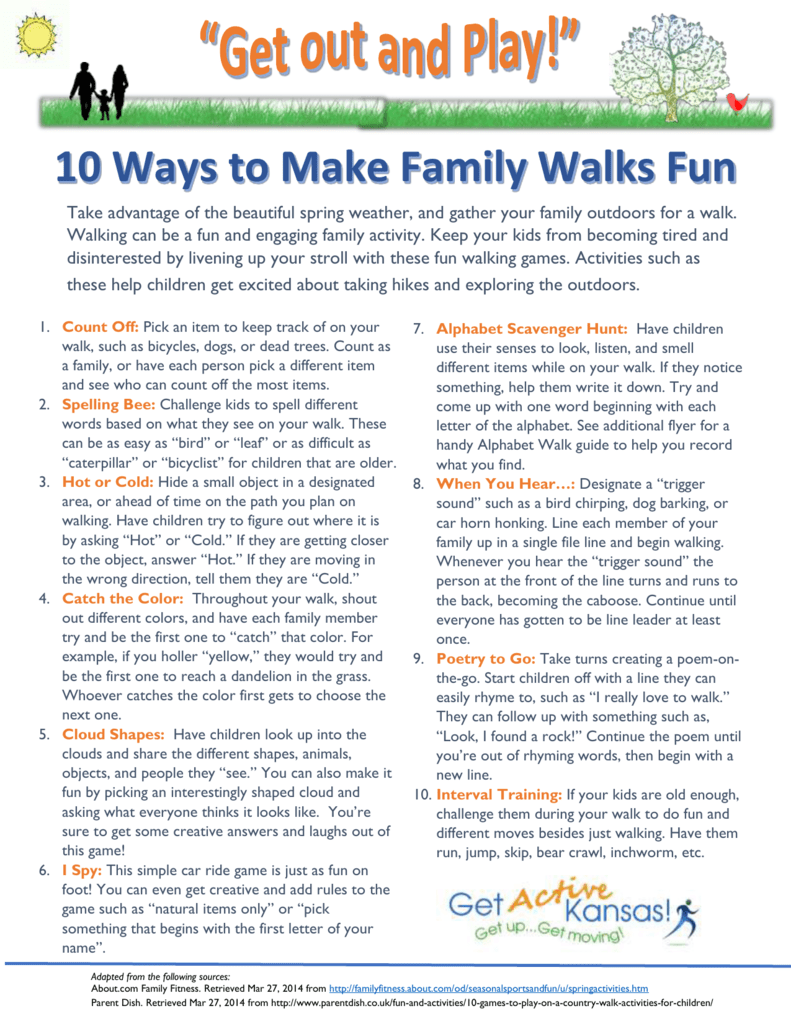 how to make kids walk