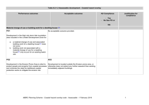 Table 8.2.1.2 Assessable development