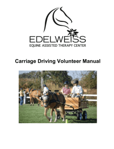 Carriage Driving Volunteer Manual 2014