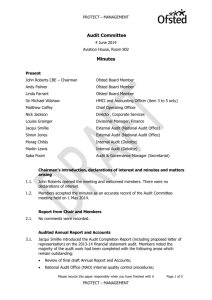 Audit Committee minutes 4 June 2014