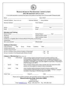 Massachusetts Society of Clinical Oncologists Application for