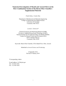 Geometry of the Flow Combination Region The