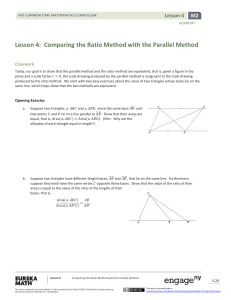 Geometry Module 2, Topic A, Lesson 4: Student Version