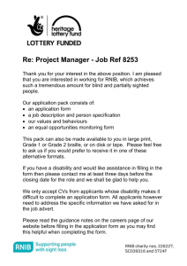 Re: Project Manager - Job Ref 8253