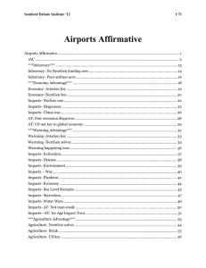 Airports Affirmative – Samford 2012