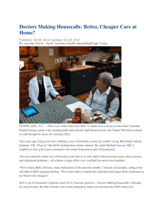North Carolina Health News - Doctors Making Housecalls