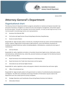 Attorney Generals Department Organisational Chart