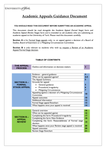 Academic Appeals Guidance Document (MS