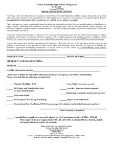 Viking Club Form - Vernon Township School District