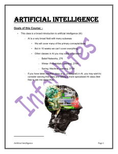 Chapter 11 - Artificial intelligence