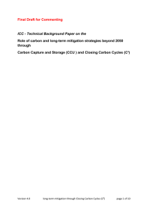 (CCU ) and Closing Carbon Cycles (C³)