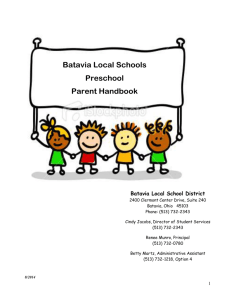 Parent Handbook - Batavia Local Schools