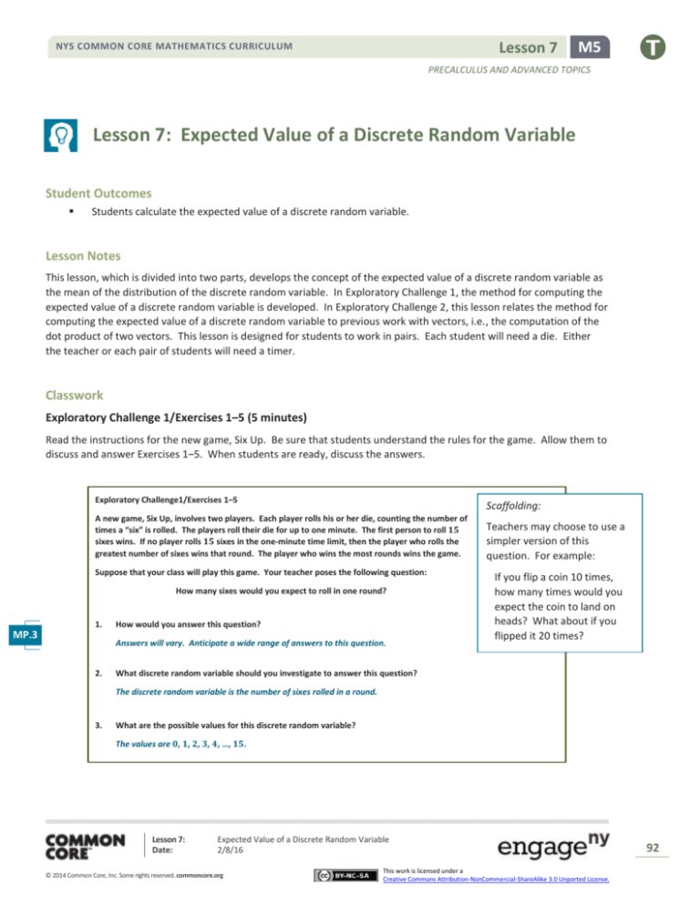 lesson-7-expected-value-of-a-discrete-random-variable