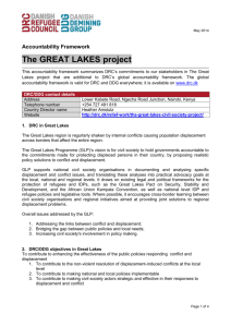 Accountability Framework The GREAT LAKES project