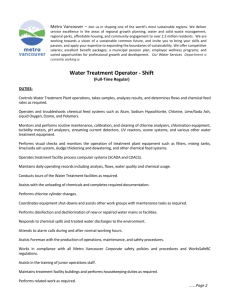 British Columbia EOCP Level II Water Treatment Operator