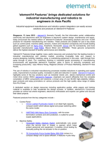 APAC_element14 Features industrial robotics_13 June2012