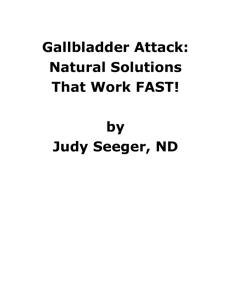 Understanding the Pain of a Gallbladder Attack