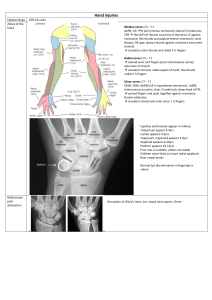 Hand injuries fact sheet